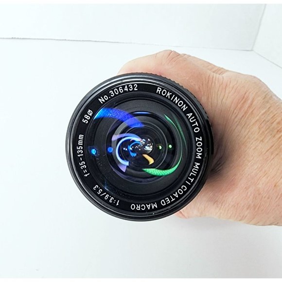 Rokinon Auto Zoom Macro Lens Multi Coated 1-3.9-135mm No 306432 Japan-Untested - Picture 3 of 3